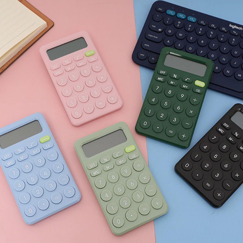 8 Digit Math Calculator Candy Color Large-screen Calculator Electronic Calculator  For Home Office