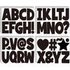 40 Sheets Large Letter Stickers 360 Pcs Bulletin Board Letters 4 Inch Alphabet Stickers Self Adhesive Vinyl Waterproof Sticker Letter for Poster