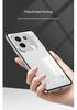 IQOO 12 Pro/12 Magnetic Metal Case: Single-Sided Spring Buckle, Anti-Fall, Anti-Fingerprint.