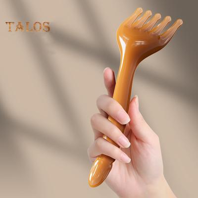 Kopfmassagekamm für Körper, Nacken, Schultern und Rücken, Handmassage, bequemer Griff, Tiefengewebsmassage, reduziert Müdigkeit, verbessert die Schlafqualität, tragbar