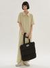 eco Logo Padded Tote Bag 13WGB262323 BLK F [Emi] Women's