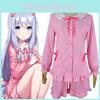Eromanga Sensei Izumi Sagiri Pink Pajamas Costume Set With Stylish Hairpins Included