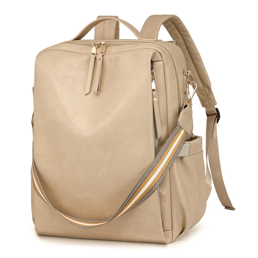 Ladies' Backpack, Retro-style Backpack, Multi-functional PU Fashionable Women's Bag, Travel Function Backpack