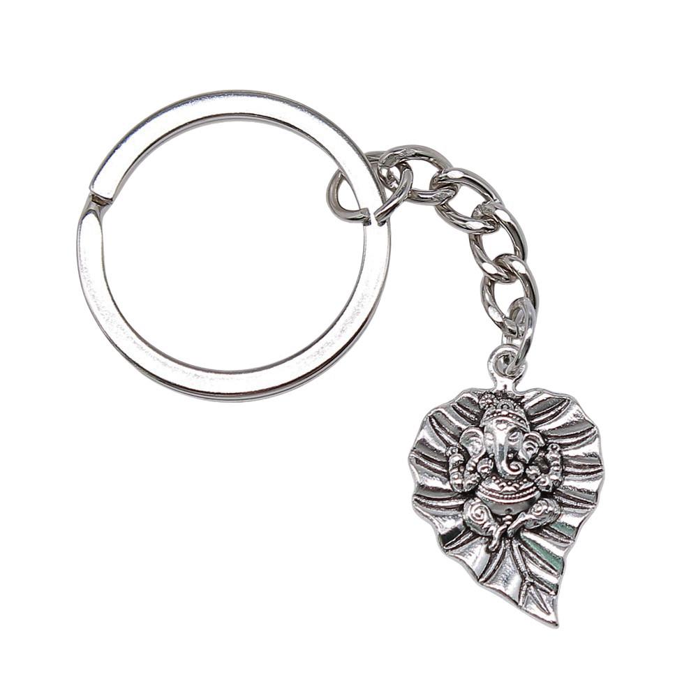 Pendants Elephant Charm Keychain Animal Theme Key Ring 28mm