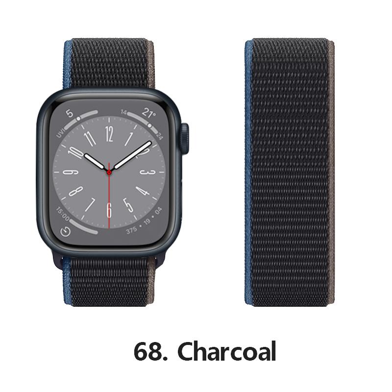 Nylon Strap For Apple Watch 10 Bands 46mm 44mm 40mm 45mm 41mm 49mm 42mm 38mm Bracelet Correa iwatch Series 8 se 7 6 3 9 11 40 mm