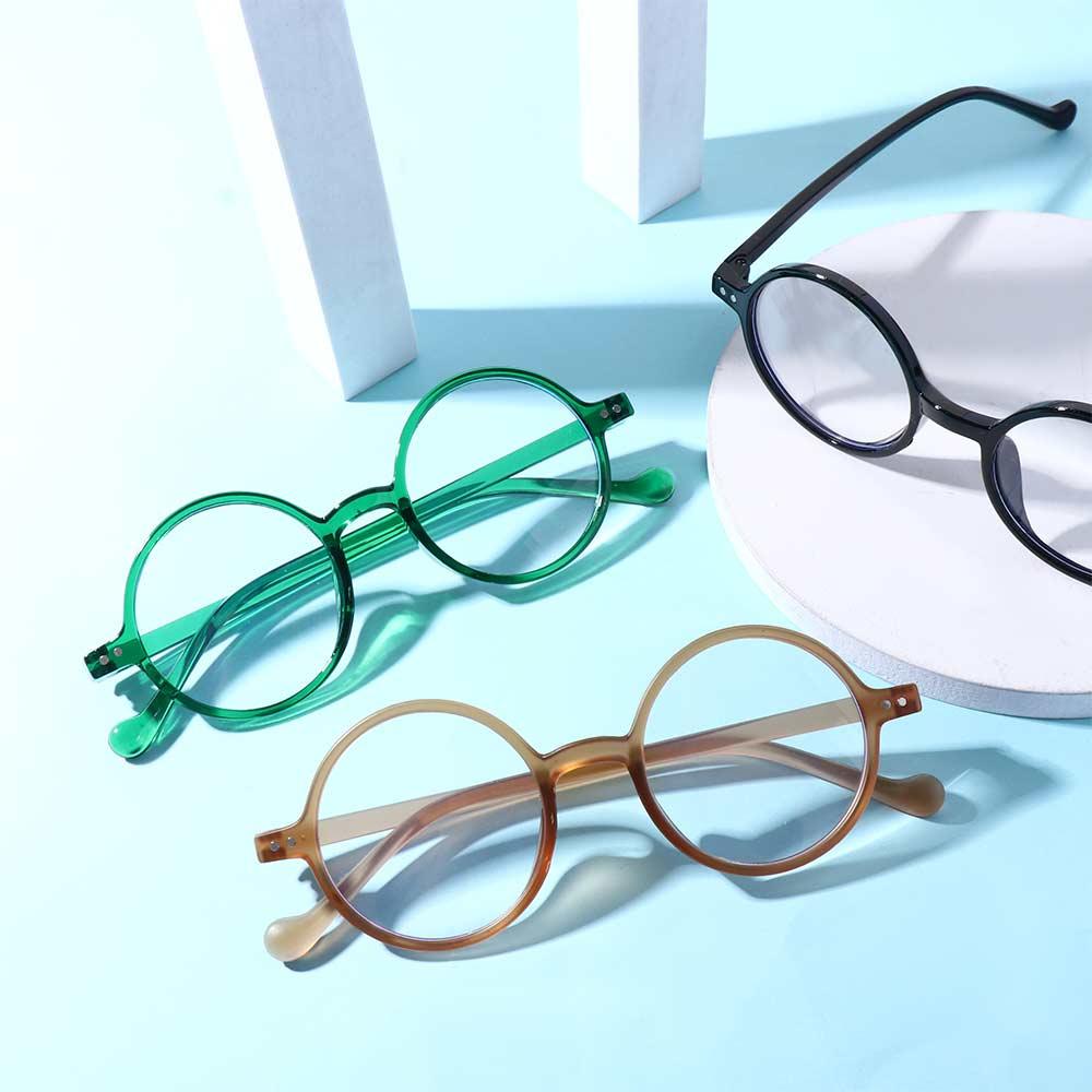 For Women Resin Hyperopia Eyewear Glasses Round Presbyopic Glasses Computer Glasses Reading Glasses