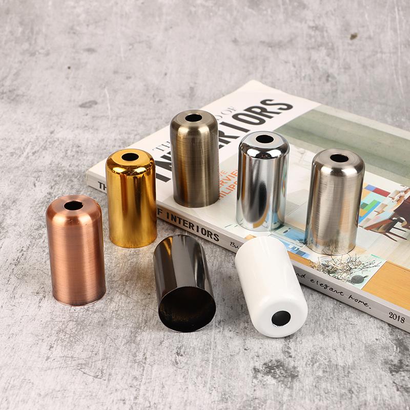 E14 Żelazna Oprawka Lampy Pokrywa Uchwytu Lampy Retro Metalowa Lampa Wisząca LED Żyrandol Podstawa Lampy Klosz Lampy Oprawy Oświetleniowe