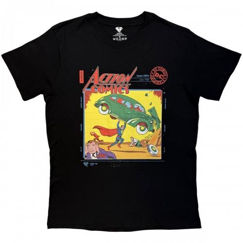 Superman Unisex Adult Action Comics Car T-Shirt