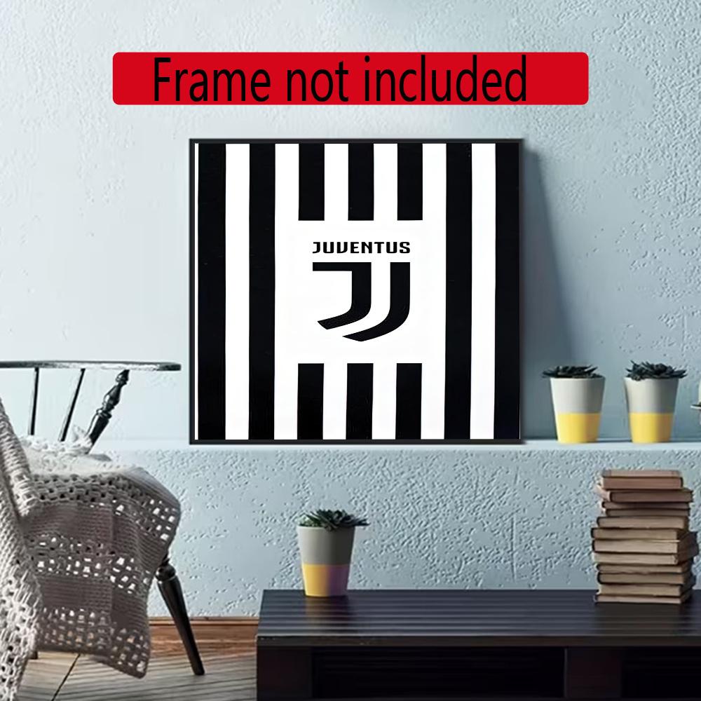 Juventus 5D Diy Diamond Painting Round Diamond Diy Frameless Holiday Artwork Suitable For Home Office Wall Decoration