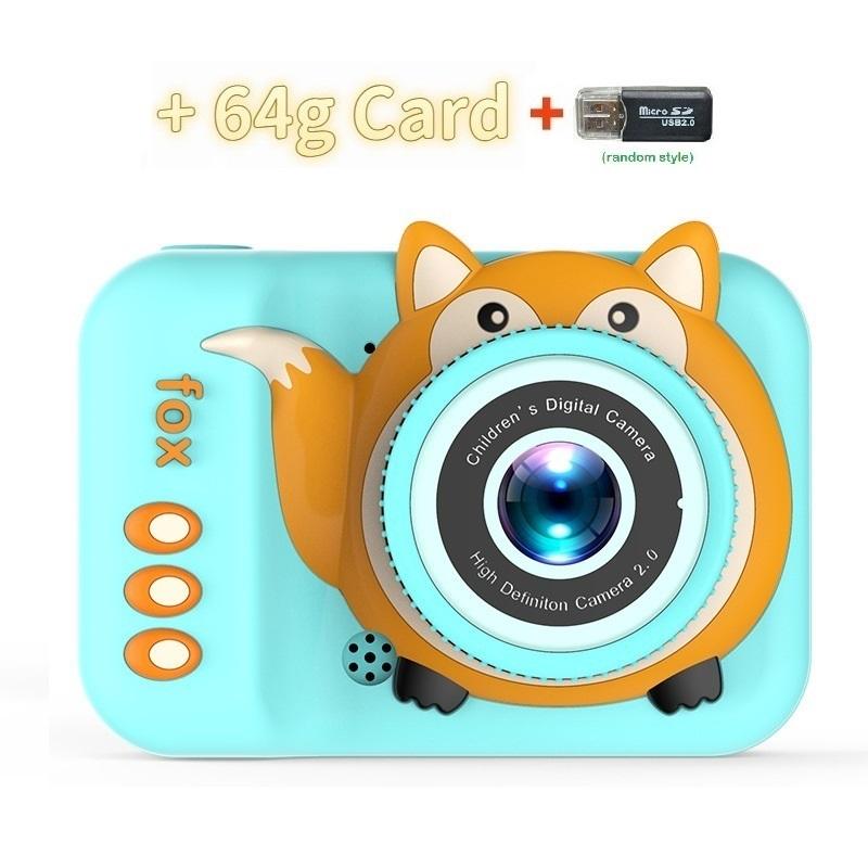 New Instant Children's Print Camera StrapLittle SLR Children's Camera Cartoon HD Dual Camera Digital Camera