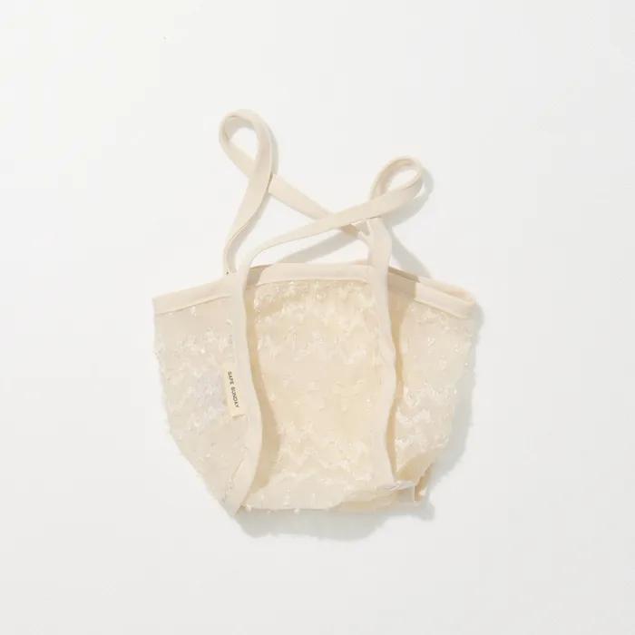 Safe Sunday Strap Mini Bag (Sheer Beige)