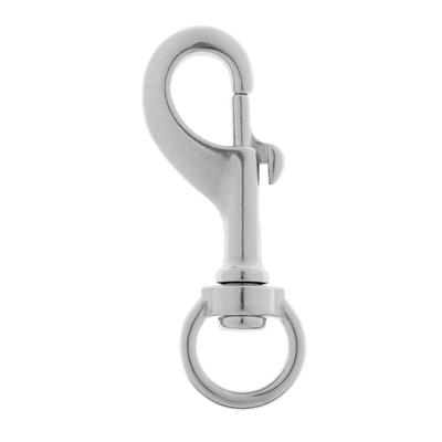 Swivel Clip Snap Hook Marine Grade Stainless Steel Rigged Eye for Outdoor Activities and Craft Projects