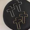 New Metal Cross Earrings For Women Fashion Drop Hoop Earrings Party Jewelry Gifts