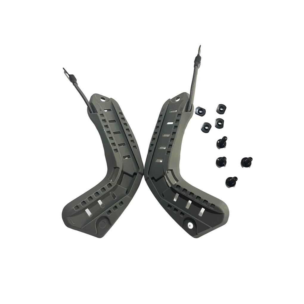 

2pcs Side Rail Guide Waterproof Hunting Side Rails Mount for Sport сірий колір