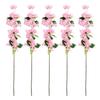 5Pcs Silk Flower Silk Fake Flower Realistic Blooms DIY Simulation Flower Flexible Lifelike Artificial Flower Branch