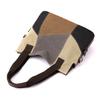 Canvas-Tragetasche für Damen mit Colorblock-Design und mehreren Taschen für den täglichen Gebrauch