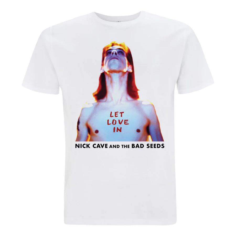 Nick Cave & The Bad Seeds band shirt Let Love In White T-Shirt Unisex T-Shirt XXXXL