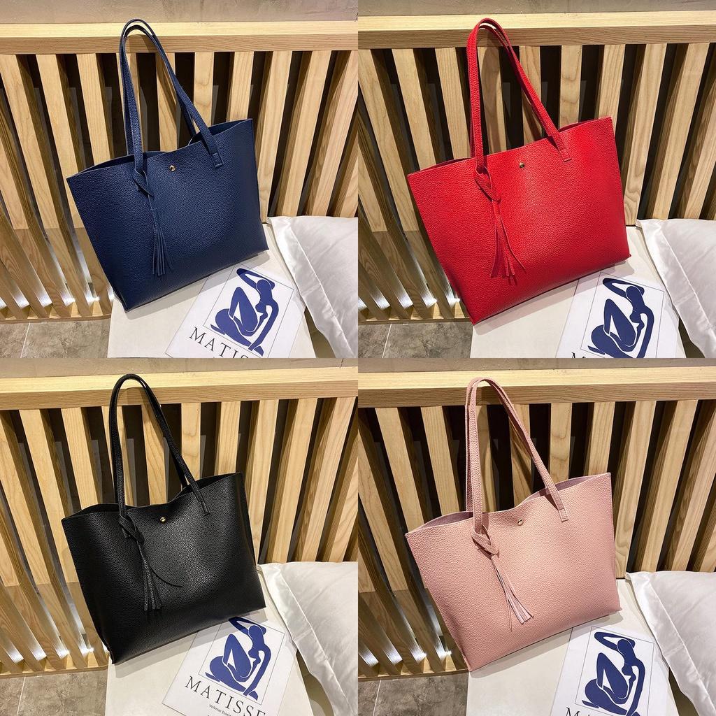 Large Capacity Fashionable Lion Ridge Women's Handbag Tote Bag With Street Style And High-end Feeling