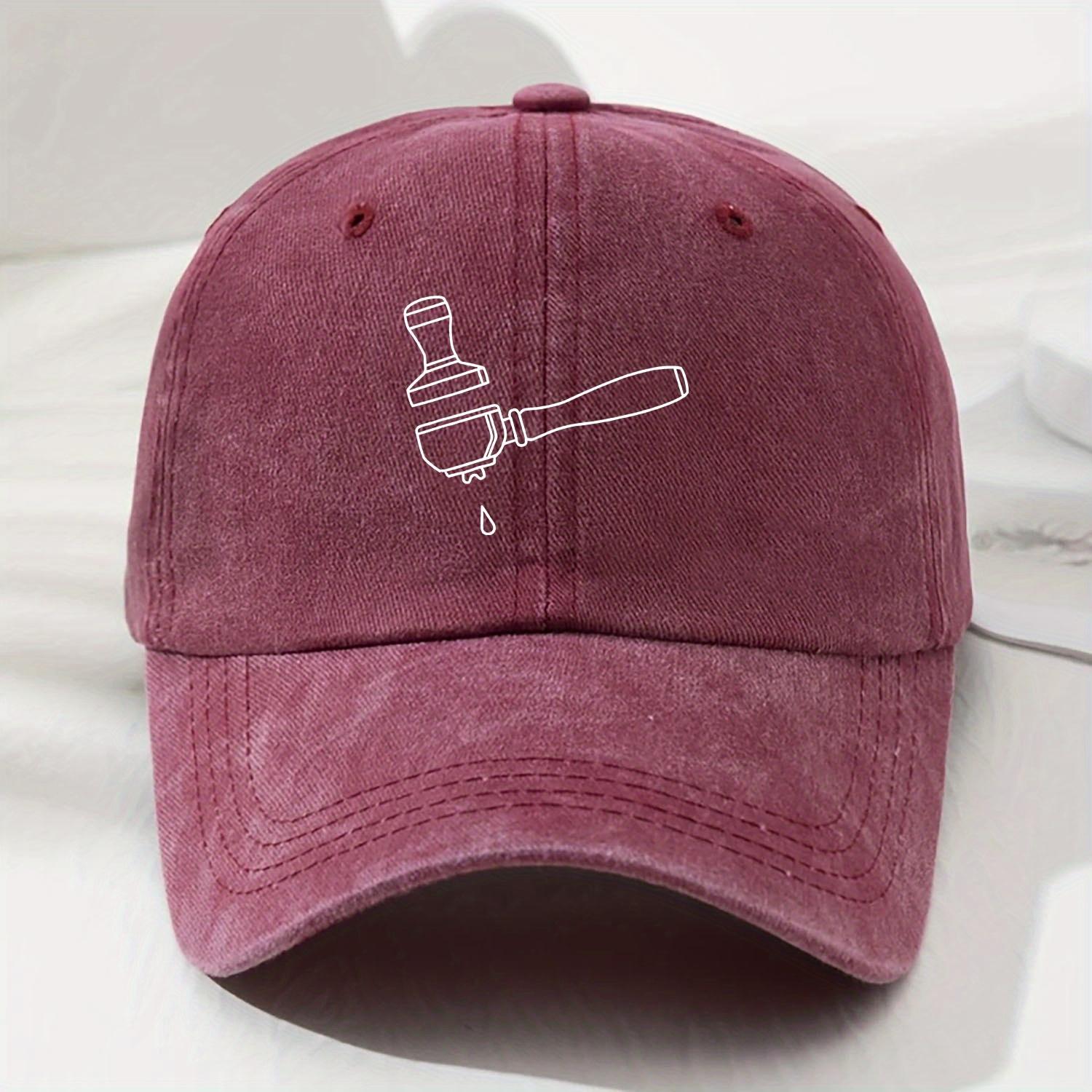 

Barista Letter Washed Vintage Baseball Cap Unisex Adjustable Duckbill Hat for Outdoor Travel Camping Party One Size