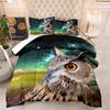 Realistic Animal Wolf Tiger Three-Piece Feather Silk Cotton Quilt Summer Quilt Bedding