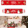 Christmas Tablecloth Table Runner Decor Creative Christmas Tablecloth Placemat Table Flag Festive Home Decor