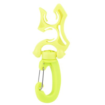 Clip Porte-Tuyau Double Gilet Stabilisateur pour Plongée Sous-Marine Attache-Détendeur Croc pour Plongée Snorkeling