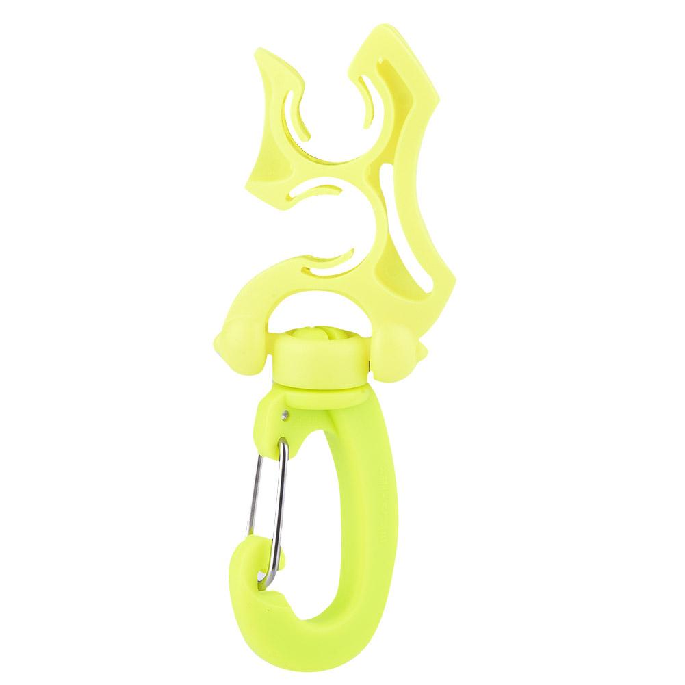 Scuba Diving Double BCD Hose Holder Clip Regulator Retainer Buckle Hook for Dive Snorkeling