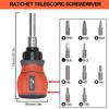 1 Satz 11-in-1 Ratschenschraubendreher-Set, Präzisions-Mehrbit-Ratschenschraubendreher, Schlitz/Phillips/Pozi/Torx Heimwerkerwerkzeuge