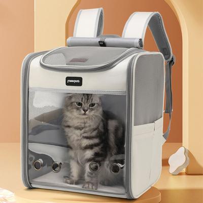 Katze Tasche Haustier Tasche Outdoor Tragbar Handheld Schulter Rucksack Großer Raum Katze Hund Zubehör Haustier Tasche