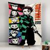"Tanjiro and Demon Slayer Characters Print Patterned Tapestry for Bedroom and Living Room Home Decor"