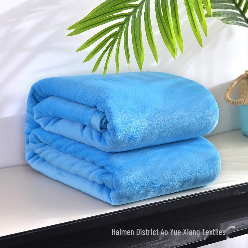 Customizable Thickened Gift Blanket - Ideal for Naps & Air Conditioning