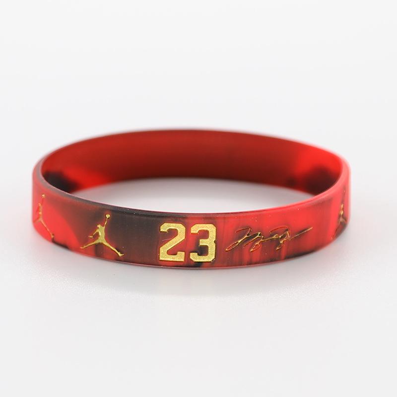 Thickened Luminous NBA Basketball Silicone Wristband: Harden, LeBron, Curry, Irving Edition
