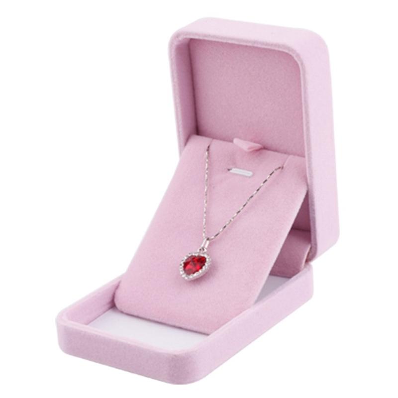 

Compact Storage Box Velvets Rings/Earrings/Necklace/Bracelet Organizer Case Delicate Jewellery Container for Women