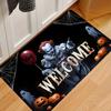 VIKAMA Halloween Clown Theme Carpet Non-Slip Creative Weird Party Entrance Living Room Dark Wind Holiday Atmosphere Decoration
