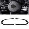 Carbon Fiber 3PCS Steering Wheel Decor Cover Trim For Mazda CX-50 CX50 2023 2024