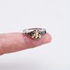 Vintage-Inspired Bohemian Bee Carved Ring - Zinc Alloy Construction, Antique-Style Band, No Plating, Fashionable Jewelry for Daily Wear, Gift Giving,