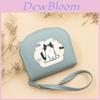 Pu Material Casual Short Wallet For Women With Zipper And Color Block Design For Daily Use