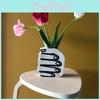 Kreativ handformad vas Elegant modern dekor Chic bordsdekoration Hartsornament