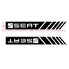 2PCS Car Rear View Mirror Side Stripe Badge 3D Sticker Car Styling for SEAT Leon FR 5 6 Alhambra MK3 MII Altea 5F Ibiza Toledo Cordoba