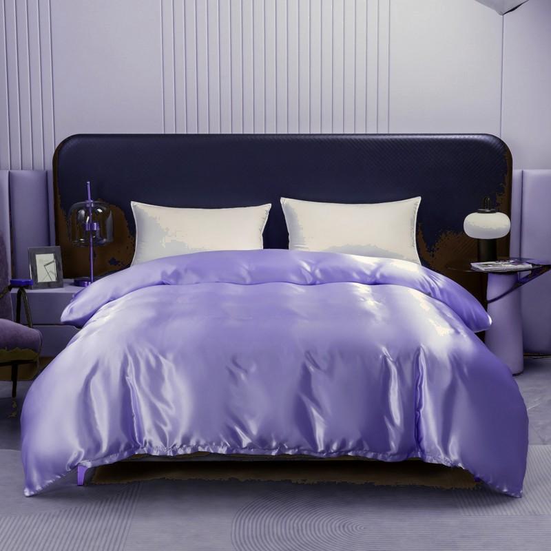 Solid Color Satin Down DuvetCover Luxury Spun Thick Skin Friendly Duvet Cover Single Ded Twin Bed Duvet Cover 200 * 200cm