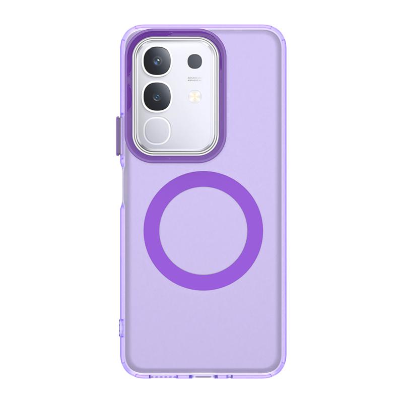 Transparent Phone Case For Vivo Y29 Case Vivo Y29 4G Magnetic Adsorption Wireless Charge Back Cover For Vivo Y29 Case 6.68 Inch