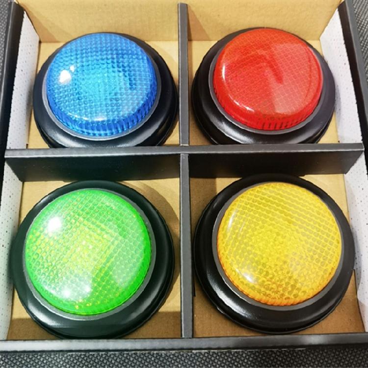 4Pcs Lighted Up Buzzer With Sound Effect For Classroom Participation Team Building Games And Interactive Study Groups