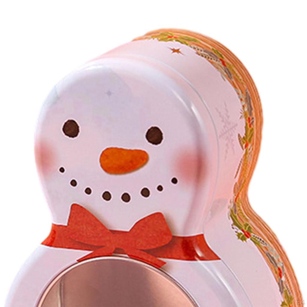 Christmas Candy Box Tins Decoration for Desktop Ornament
