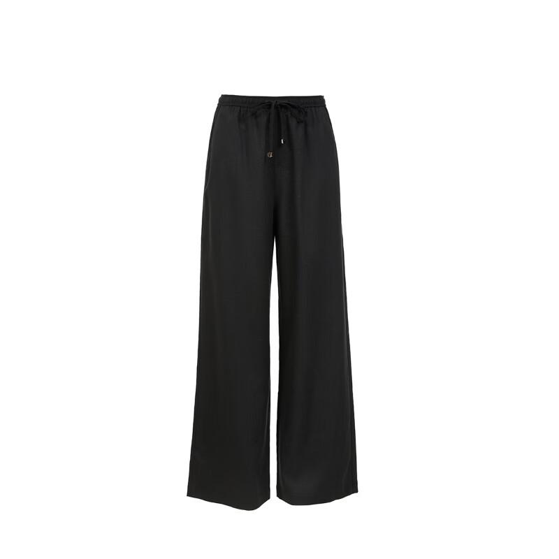 Veromoda 2025 Autumn Lyocell Blend Drawstring Wide-Leg Pants