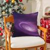 Beautiful Planets And Universe Lovers Pillow Case Silky Short Plush With Invisible Zipper Dustproof Sofa Cushion Cover