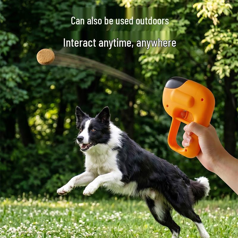 Interactive Pet Toy: Cat Food Launcher & Dog Training Puzzle for Boredom Relief