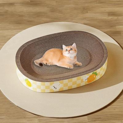 Cat Scratcher Bed 2 In 1 Scratching Board Rest Home Decor Training Toy Kitten Furniture