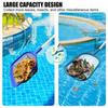 AIMOONSA Épuisette piscine maille extra fine 44×30 cm + perche aluminium 150 cm – kit nettoyage
