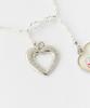 [Milkfed] Beads and Heart Charm Necklace 103252054008 WHITE ONE SIZE