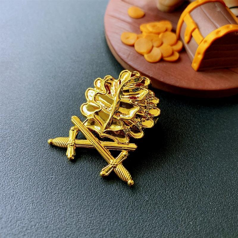 

Рождественский подарок, Наполнители для чулка Значок Двойной Меч Дубовый Лист, Рыцарский Железный Крест, Аксессуары, Металлическая Брошь, Памятная Медаль Эдельвейс